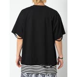ボーダー レイヤード 半袖 Tシャツ ストリート系 ビッグシルエット | REGIEVO | 詳細画像21