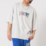 OATMEAL | サガラ刺繍 半袖 Tシャツ バックプリント ストリート系 ビッグシルエット | REGIEVO