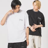 ジャガードリブ 半袖 Tシャツ ストリート系 ビッグシルエット | REGIEVO | 詳細画像1 