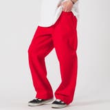 RED | ワイド ストレートパンツ ストリート系 | REGIEVO