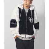WHT×BLK | ビッグファーブルゾン メンズ ストリート系 ビッグシルエット | REGIEVO