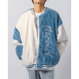 SAX×WHT | ビッグファーブルゾン メンズ ストリート系 ビッグシルエット | REGIEVO