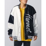 BLK×WHT | ビッグファーブルゾン メンズ ストリート系 ビッグシルエット | REGIEVO