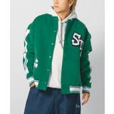 GREEN | エコメルトン スタジャン ストリート系 ビッグシルエット | REGIEVO