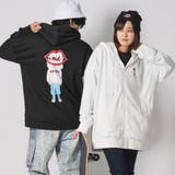 ドロップショルダーでビッグシルエットのフルジップパーカー | REGIEVO | 詳細画像1