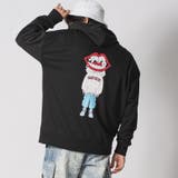 BLACK | ドロップショルダーでビッグシルエットのフルジップパーカー | REGIEVO