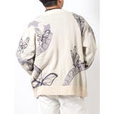 ビッグシルエット カーディガン ストリート系 総柄ニット | REGIEVO | 詳細画像13