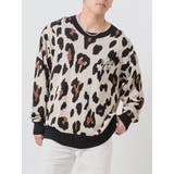 クルーネックセーター ストリート系 総柄ニット ビッグシルエット | REGIEVO | 詳細画像2