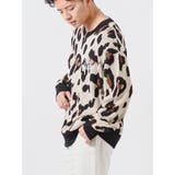クルーネックセーター ストリート系 総柄ニット ビッグシルエット | REGIEVO | 詳細画像3