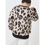 クルーネックセーター ストリート系 総柄ニット ビッグシルエット | REGIEVO | 詳細画像4