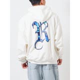 WHITE | ビッグシルエット パーカー ストリート系 バックプリント | REGIEVO