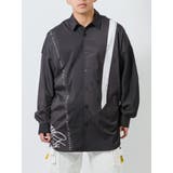 BLACK | シャツ メンズ ビッグシャツ ストリート系 | REGIEVO