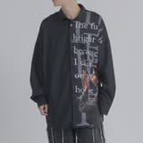 BLACK | ガールズコラージュドルマンシャツ | REGIEVO