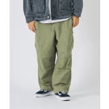 KHAKI-ダック | カーゴパンツ メンズ ワイドカーゴ ストリート系 | REGIEVO