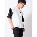 フェイクレイヤード 半袖 Tシャツ ストリート系 ビッグシルエット | REGIEVO | 詳細画像19 