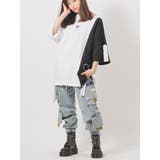 ブロッキングドルマンビッグTシャツ | REGIEVO | 詳細画像3