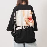 リップブラック | フォトコラージュ 半袖 Tシャツ | REGIEVO