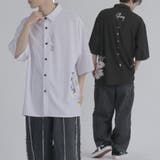 フラワープリント 半袖 半袖シャツ ビッグシルエット ストリート系 | REGIEVO | 詳細画像1 