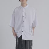 ホワイト | フラワープリント 半袖 半袖シャツ ビッグシルエット ストリート系 | REGIEVO