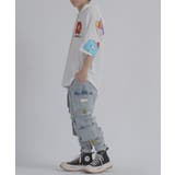 発泡 バックプリント 半袖パーカー ストリート系 ビッグシルエット | REGIEVO | 詳細画像7