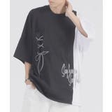 配色切り替え 半袖 Tシャツ プリント ストリート系 ビッグシルエット | REGIEVO | 詳細画像11