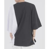 配色切り替え 半袖 Tシャツ プリント ストリート系 ビッグシルエット | REGIEVO | 詳細画像18