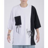 配色切り替え 半袖 Tシャツ プリント ストリート系 ビッグシルエット | REGIEVO | 詳細画像20