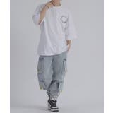 サークルローズ 半袖 Tシャツ バックプリント ストリート系 ビッグシルエット | REGIEVO | 詳細画像4 