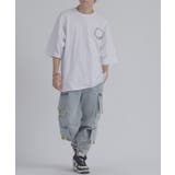 サークルローズ 半袖 Tシャツ バックプリント ストリート系 ビッグシルエット | REGIEVO | 詳細画像5 