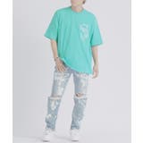 ラインストーン 半袖 Tシャツ バックプリント ストリート系 ビッグシルエット | REGIEVO | 詳細画像12 