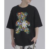 フラワーベア 半袖 Tシャツ プリント ストリート系 ビッグシルエット | REGIEVO | 詳細画像11