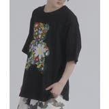 フラワーベア 半袖 Tシャツ プリント ストリート系 ビッグシルエット | REGIEVO | 詳細画像15