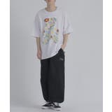 フラワーベア 半袖 Tシャツ プリント ストリート系 ビッグシルエット | REGIEVO | 詳細画像3