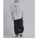 フラワーベア 半袖 Tシャツ プリント ストリート系 ビッグシルエット | REGIEVO | 詳細画像4