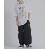 フラワーベア 半袖 Tシャツ プリント ストリート系 ビッグシルエット | REGIEVO | 詳細画像5