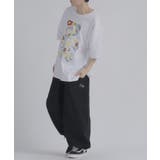 フラワーベア 半袖 Tシャツ プリント ストリート系 ビッグシルエット | REGIEVO | 詳細画像7
