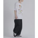 フラワーベア 半袖 Tシャツ プリント ストリート系 ビッグシルエット | REGIEVO | 詳細画像8
