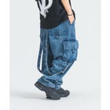 ワイド デニム カーゴパンツ ストリート系 | REGIEVO | 詳細画像3
