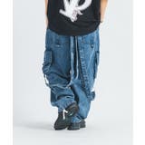 ワイド デニム カーゴパンツ ストリート系 | REGIEVO | 詳細画像4