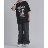 トリオプリント 半袖 Tシャツ ストリート系 ビッグシルエット なみおくん | REGIEVO | 詳細画像14 