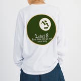 ホワイト | アップリケ ロンT メンズ 長袖Tシャツ ストリート系 | REGIEVO