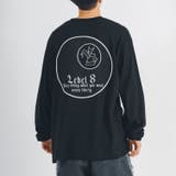 ブラック | アップリケ ロンT メンズ 長袖Tシャツ ストリート系 | REGIEVO