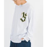 アップリケ ロンT メンズ 長袖Tシャツ ストリート系 | REGIEVO | 詳細画像3
