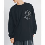 アップリケ ロンT メンズ 長袖Tシャツ ストリート系 | REGIEVO | 詳細画像5