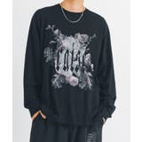 ブラック/セピア | ロンT メンズ 長袖Tシャツ ストリート系  | REGIEVO