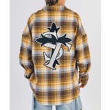 バック刺繍 チェック オーバーサイズ シャツ | REGIEVO | 詳細画像7 