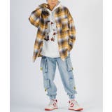 バック刺繍 チェック オーバーサイズ シャツ | REGIEVO | 詳細画像14 