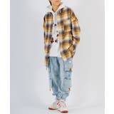 バック刺繍 チェック オーバーサイズ シャツ | REGIEVO | 詳細画像15 