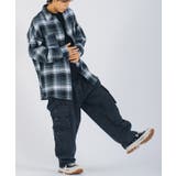 バック刺繍 チェック オーバーサイズ シャツ | REGIEVO | 詳細画像19 