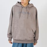モカ | エコスエード パーカー メンズ ストリート系 ビッグシルエット | REGIEVO